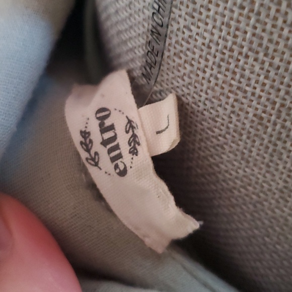 NEW sage muslin cotton button down top - Picture 5 of 5